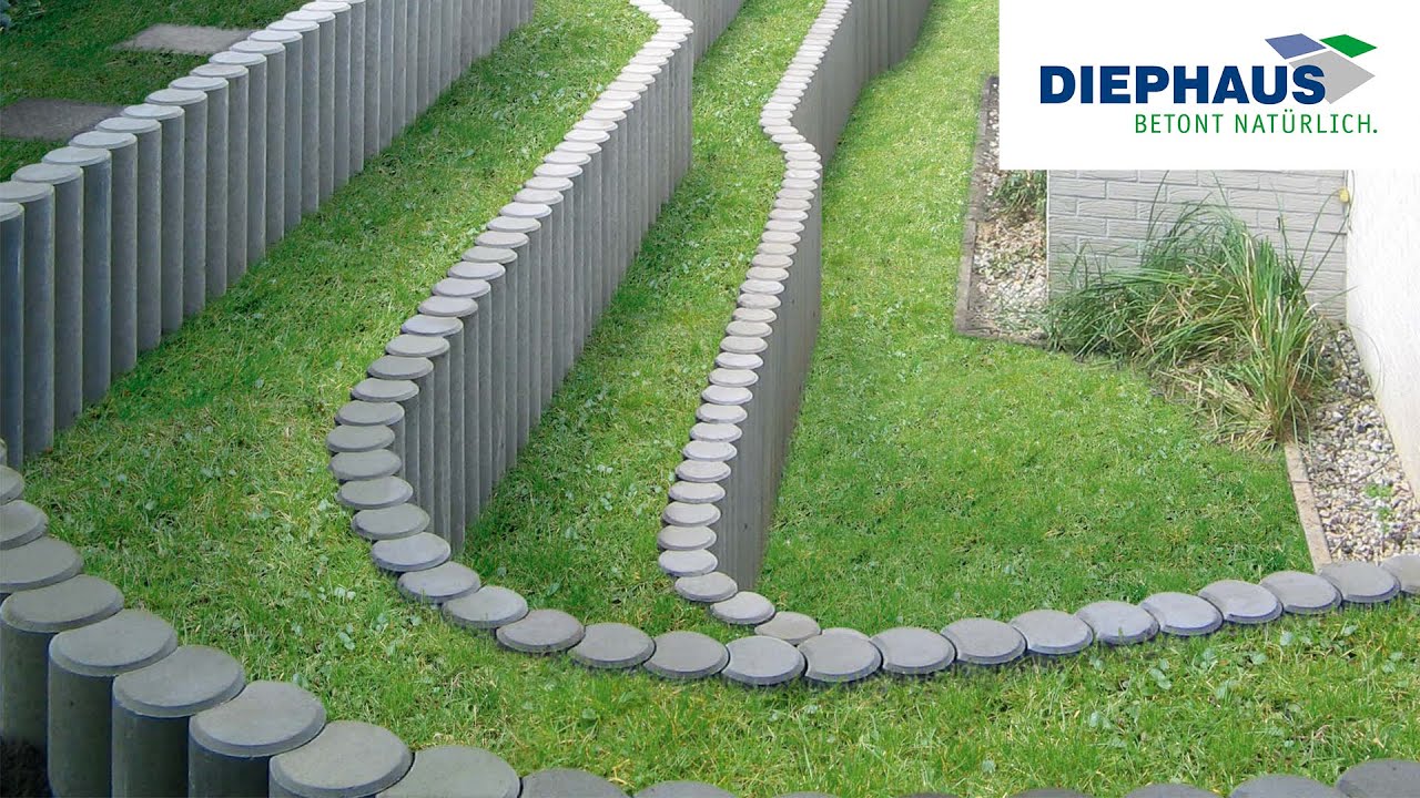 Diephaus KLEIN-Palisade GRAU 15/80 CM