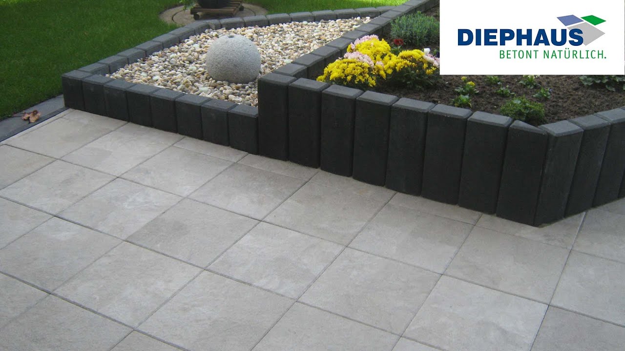 Diephaus RECHTECK-Palisade GRAU 40/16,5/12 CM