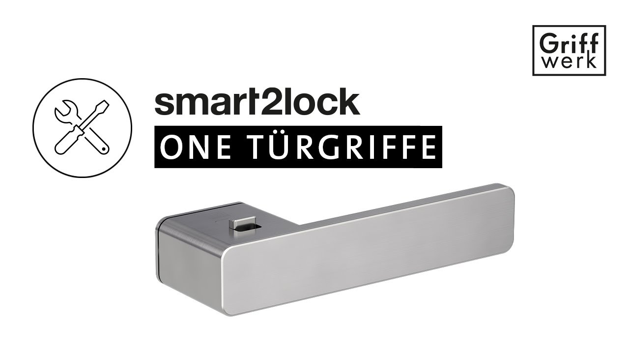 Griffwerk Türgriff Smart2lock R8 ONE - Samtgrau, Graphitschwarz, Kaschmirgrau