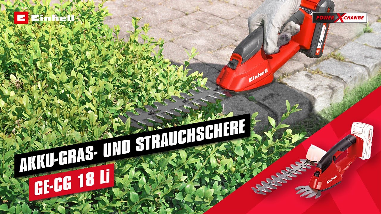 Einhell Akku-Gras- und Strauchschere GE-CG 18 Li-Solo 3410370